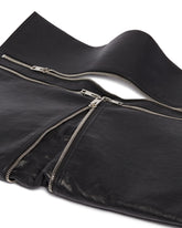 Black Large Leather Bag | PDP | Antonia