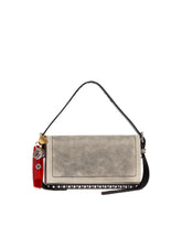 Borsa Slim Con Patta Ricco Grigia | PDP | Antonia