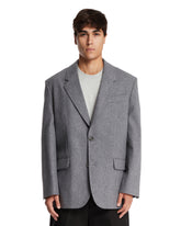 Gray Wool Blazer | PDP | Antonia