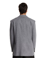 Gray Wool Blazer | PDP | Antonia