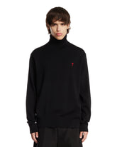 Black Ami de Coeur Turtleneck Sweater | PDP | Antonia