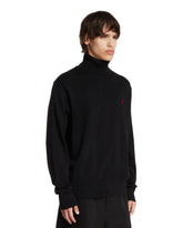 Black Ami de Coeur Turtleneck Sweater | PDP | Antonia