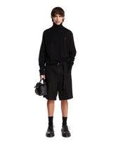 Black Ami de Coeur Turtleneck Sweater | PDP | Antonia