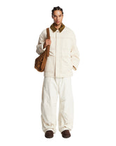 White Padded Worker Jacket | PDP | Antonia