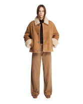 Beige Shearling Jacket | PDP | Antonia