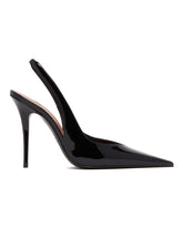 Glossy Black Anok Slingbacks | PDP | Antonia