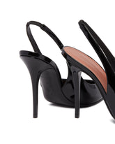 Glossy Black Anok Slingbacks | PDP | Antonia