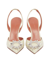 White Begum Leather Pumps | PDP | Antonia