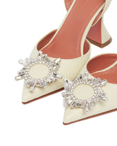 White Begum Leather Pumps | PDP | Antonia