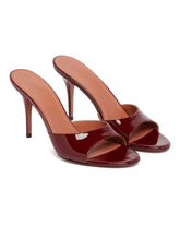 Burgundy Elodie Red Mules | PDP | Antonia