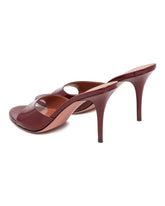 Burgundy Elodie Red Mules | PDP | Antonia