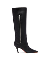 Black Mona 80 Leather Boots | PDP | Antonia