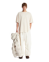 Beige Relaxed Cotton T-Shirt | PDP | Antonia