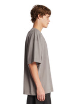 Gray Relaxed Cotton T-Shirt | PDP | Antonia