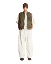 Green Nylon Flight Vest | PDP | Antonia