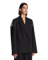 Black Jacket with Sheer Details | PDP | Antonia