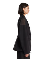 Black Jacket with Sheer Details | PDP | Antonia