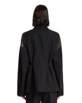 Black Jacket with Sheer Details | PDP | Antonia