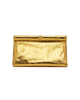 Gold Leather Clutch | PDP | Antonia