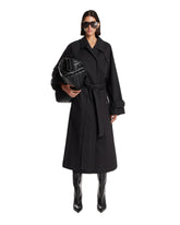 Black Belted Trench Coat | PDP | Antonia