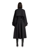 Black Belted Trench Coat | PDP | Antonia
