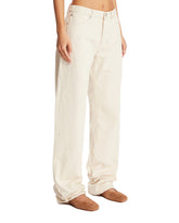 Beige Extra Long Jeans | PDP | Antonia