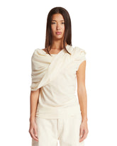 White Draped Top | PDP | Antonia