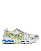 White and Silver Gel-Kayano 14 Sneakers | PDP | Antonia