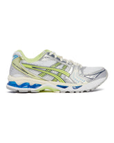 White and Silver Gel-Kayano 14 Sneakers | PDP | Antonia