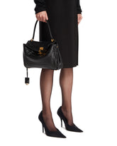 Black Small Rodeo Leather Bag | PDP | Antonia