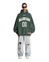 Felpa Basketball Large Fit Verde | PDP | Antonia