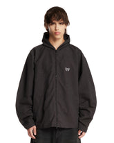 Black Hooded Zip Jacket | PDP | Antonia