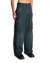 Green Wide Cargo Pants | PDP | Antonia