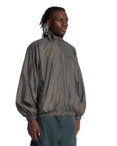 Gray Madras Nylon Bomber | PDP | Antonia