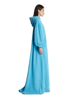 Light Blue Hooded Maxi Dress | PDP | Antonia