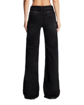 Black Wide-Leg Denim Pants | PDP | Antonia