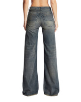 Blue Wide-Leg Pants | PDP | Antonia