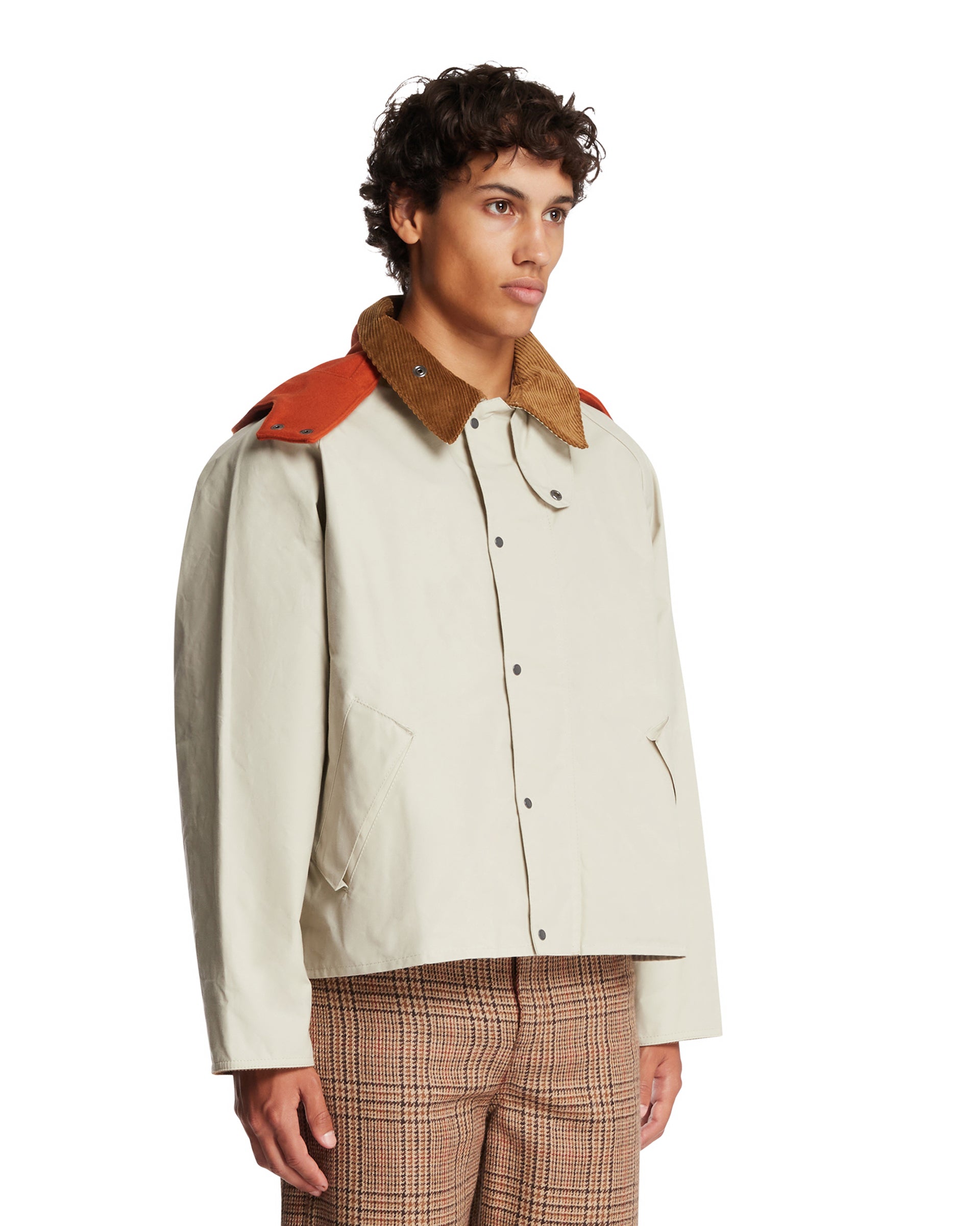 Barbour X Kaptain Sunshine Beige Short Cruiser Jacket