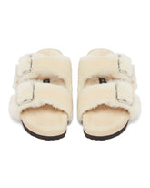 White 1774 Arizona Shearling Slippers | PDP | Antonia