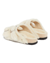 White 1774 Arizona Shearling Slippers | PDP | Antonia