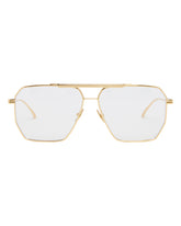 Gold Classic Aviator Sunglasses | PDP | Antonia