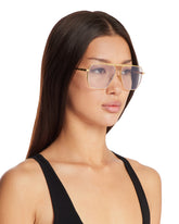 Gold Classic Aviator Sunglasses | PDP | Antonia