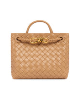 Beige Small Andiamo Bag | PDP | Antonia