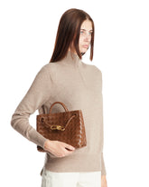 Brown Small Andiamo Bag | PDP | Antonia