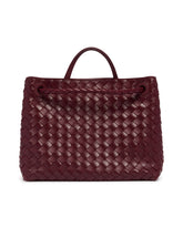 Burgundy Medium Andiamo Bag | PDP | Antonia