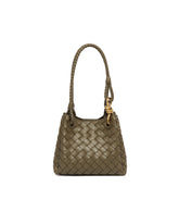 Green Parachute Leather Bag | PDP | Antonia