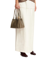 Green Parachute Leather Bag | PDP | Antonia