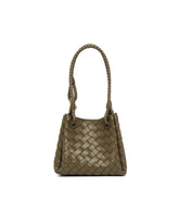 Green Parachute Leather Bag | PDP | Antonia