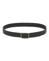 Green Intrecciato Leather Belt | PDP | Antonia