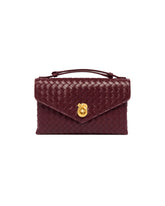 Burgundy Knot Lock Bag | PDP | Antonia